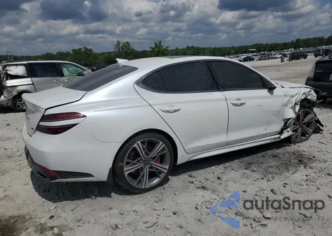 2025 Genesis G70 Sport Advanced из США, поврежденный, VIN KMTG54SE9SU151285